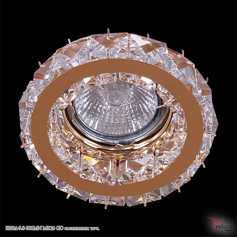 52014-9.0-001MN MR16 GD светильник точ. Улыбка Света