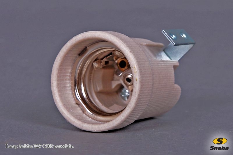 Патрон Lamp holder E27 C108 porcelain Улыбка Света
